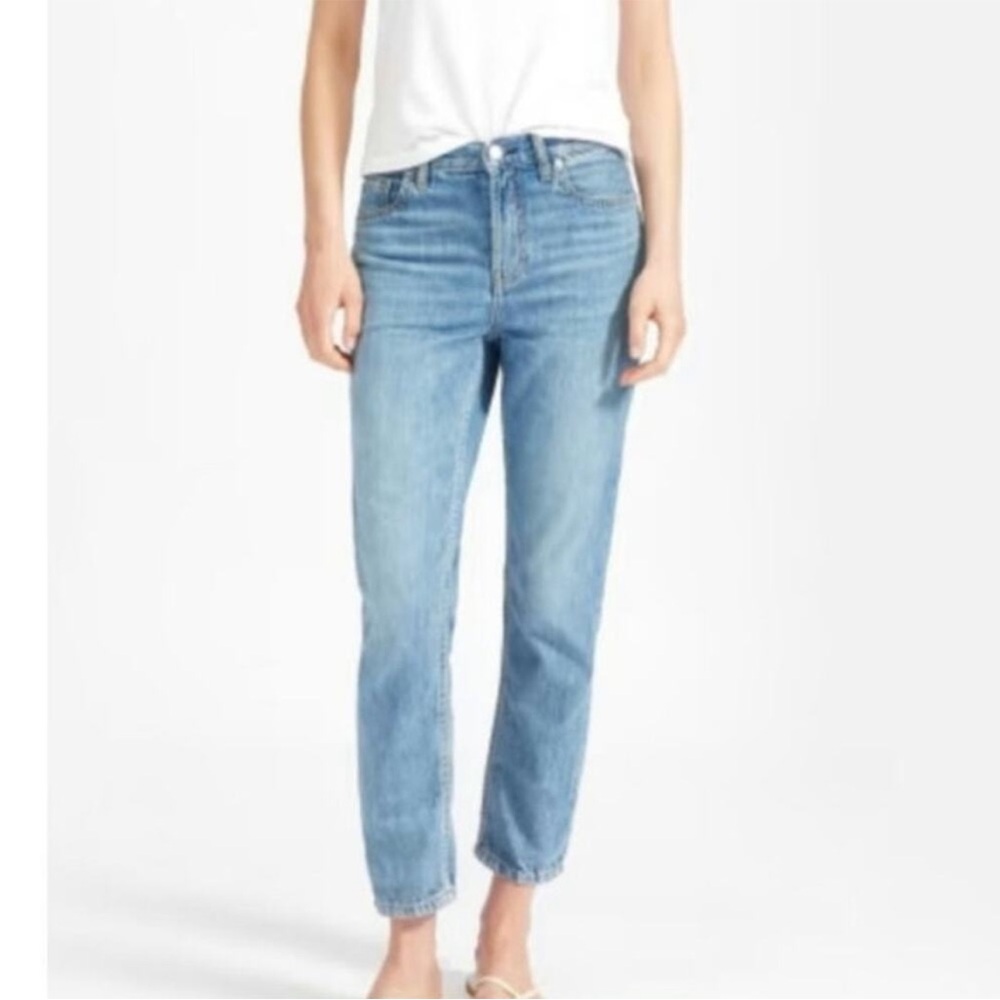 Everlane Women's Straight Leg Jeans - Light Blue